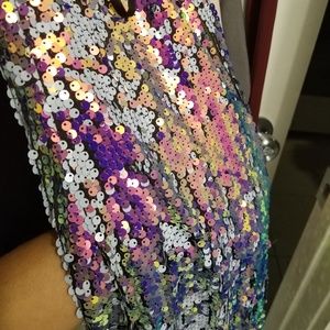 Sequence mini dress